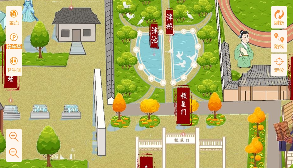 凤城手绘地图景区语音讲解导览系统：智慧景区建设的基石